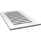Ekena Millwork Arch Top Surface Mount PVC Gable Vent: Non-Functional, w/ 3-1/2"W x 1"P Standard Frame, 20"W x 34"H GVPAR20X3401SN - alternate 5